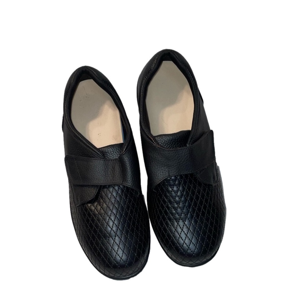 Length11" width Stride Lite Classic Syndney Unisex Diabetic Stretch Leather Shoe - Picture 5 of 11